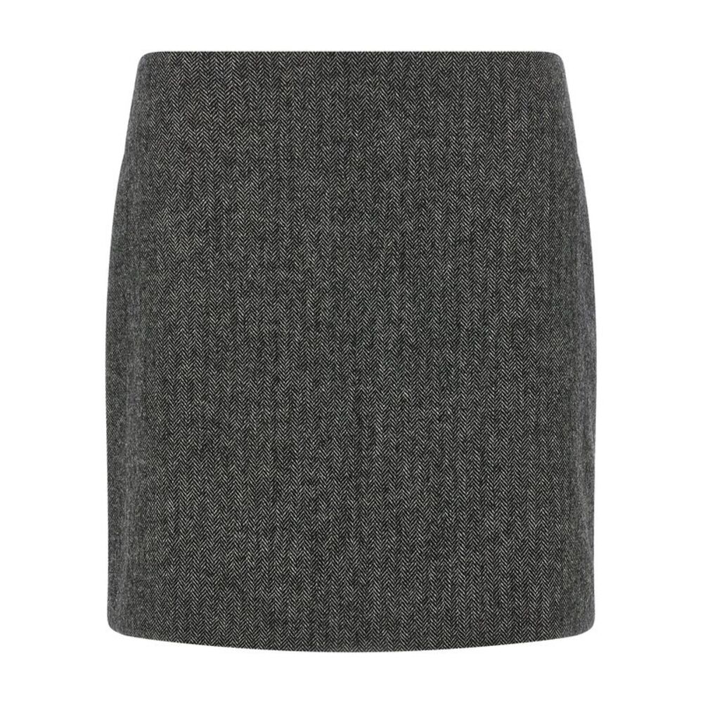 Blazé Milano Gray Virgin Wool Long Women's Skirt